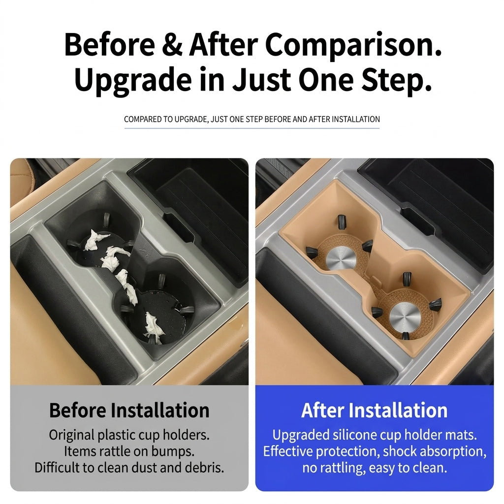 Before and after installation comparison
