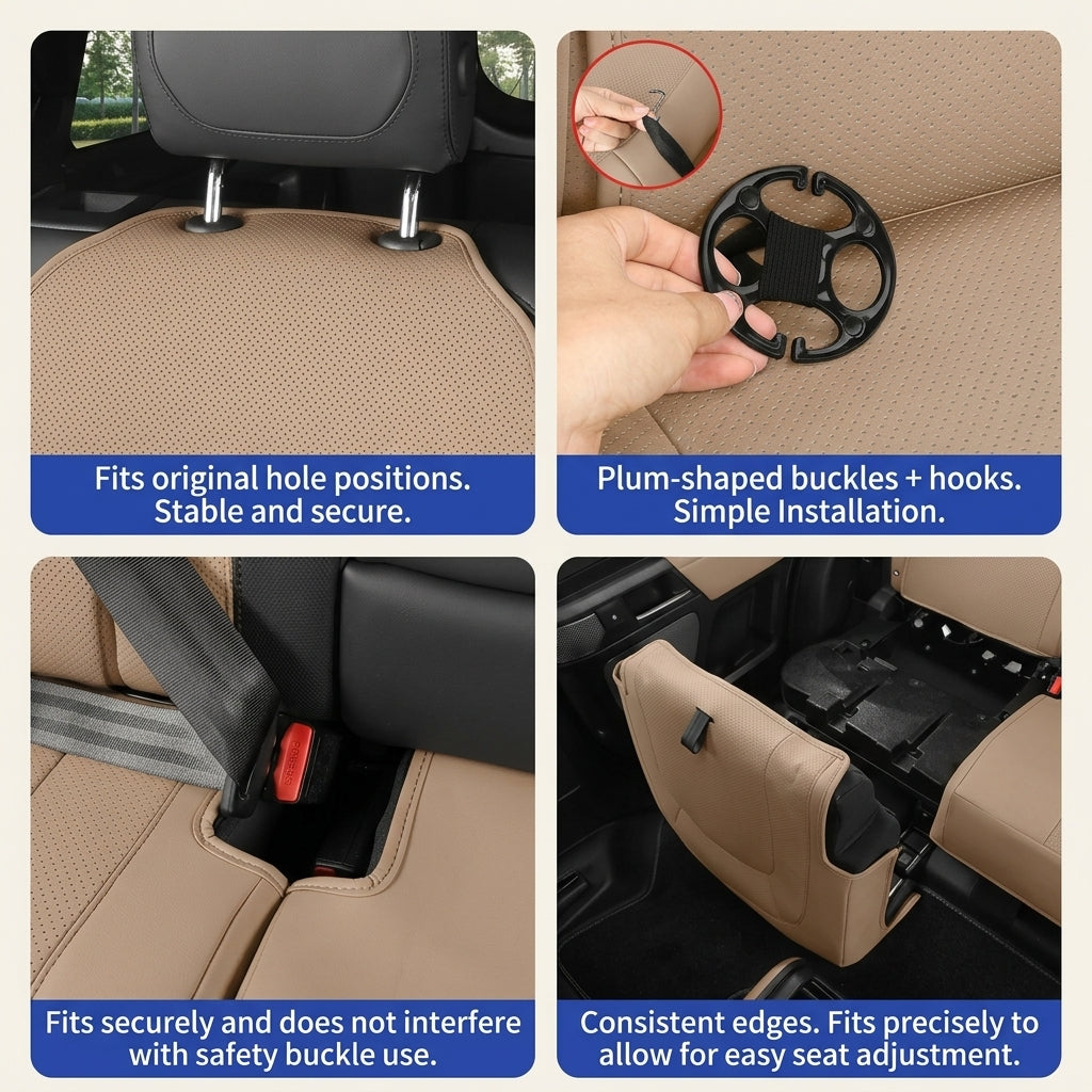 Additional product photo of Defender (2020-2026) Seat Covers, Breathable Leather Seat Cushion Set for 90 / 110 / 130