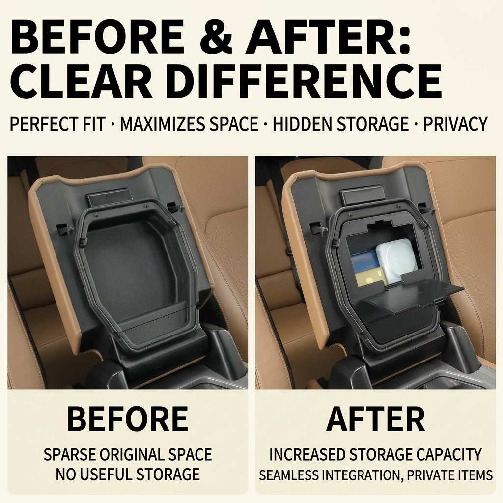 Additional product photo of 2020-2026 Defender Center Armrest Storage Compartment