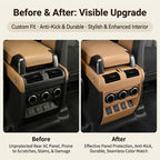 Additional product photo of Defender (2020-2026) Rear Air Vent Trim & Kick Plate, Leather-Look Interior Protection for 90