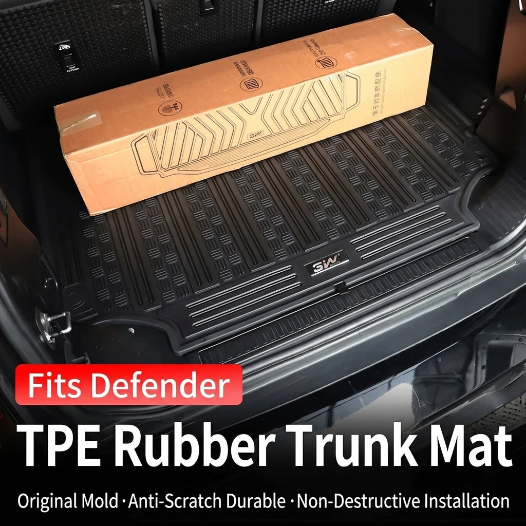 Additional product photo of Defender (2020-2026) TPE Trunk Mat, Waterproof Odor-Free Cargo Liner
