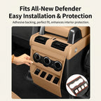 Additional product photo of Defender (2020-2026) Rear Air Vent Trim & Kick Plate, Leather-Look Interior Protection for 90