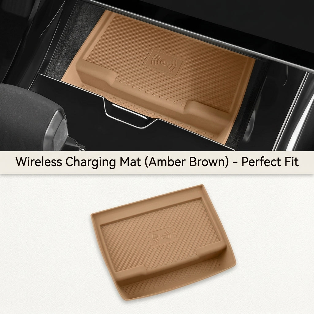 Compatible with 2024-2026 Range Rover Sport Wireless Charging Area Silicone Mat
