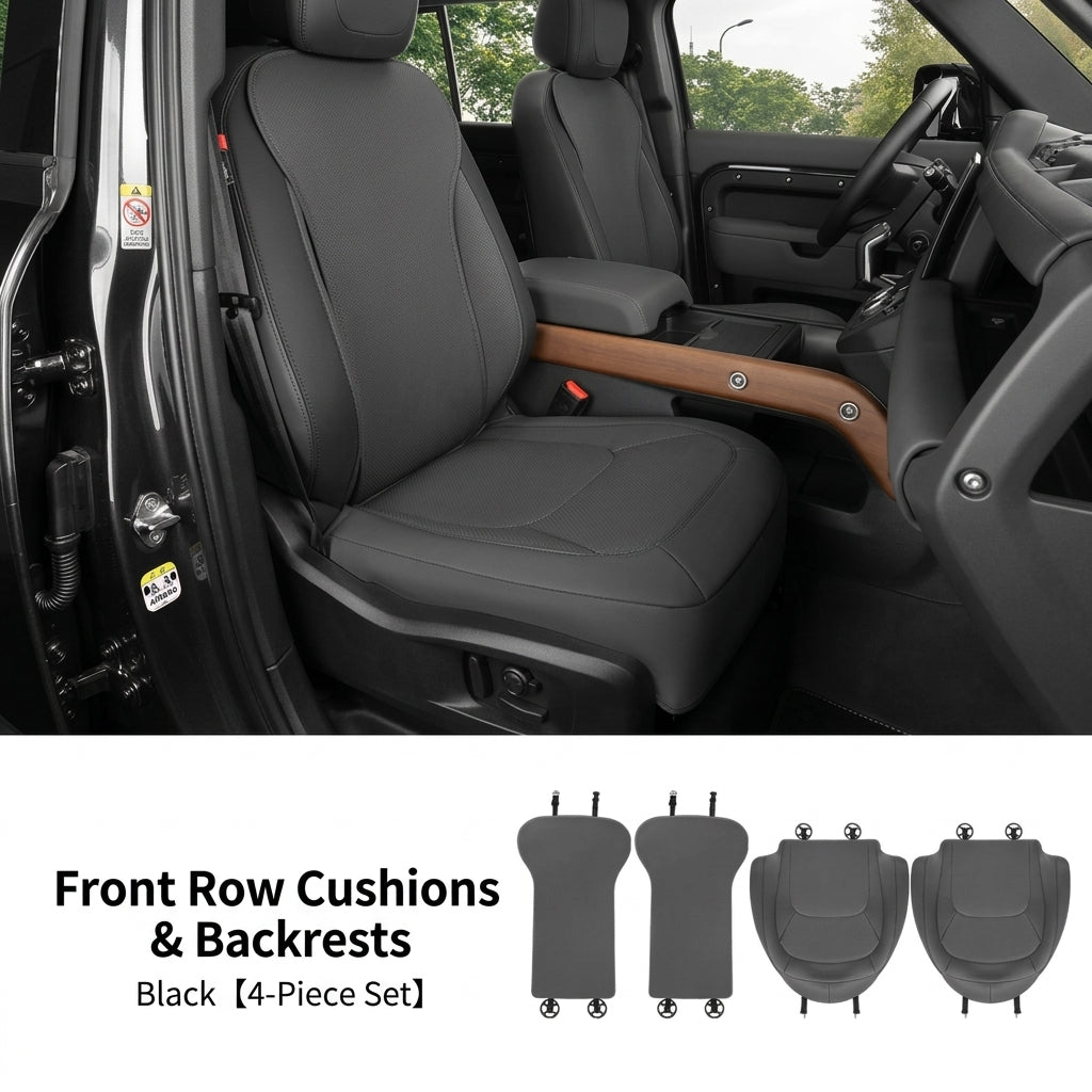Additional product photo of Defender (2020-2026) Seat Covers, Breathable Leather Seat Cushion Set for 90 / 110 / 130