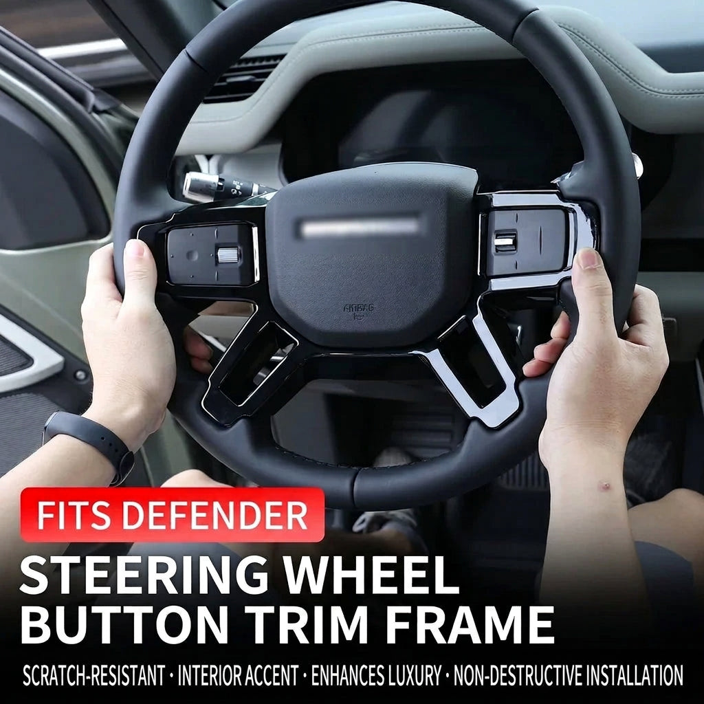 Additional product photo of Defender (2020-2026) Steering Wheel Button Trim Frame, Interior Accent Cover