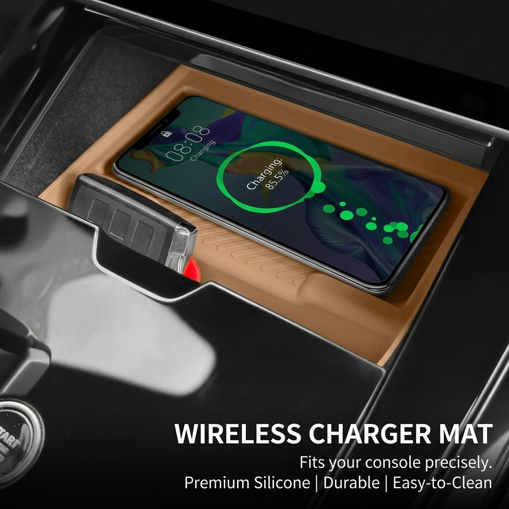 Compatible with 2024-2026 Range Rover Sport Wireless Charging Area Silicone Mat