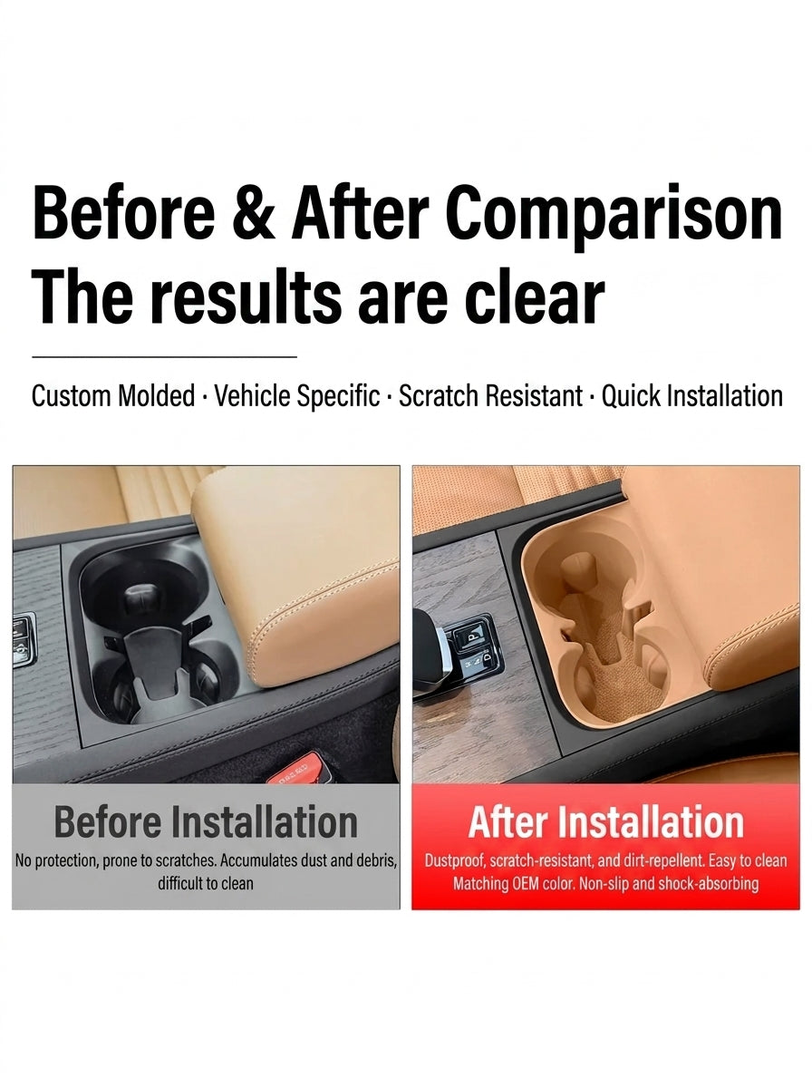 Before and after installation comparison