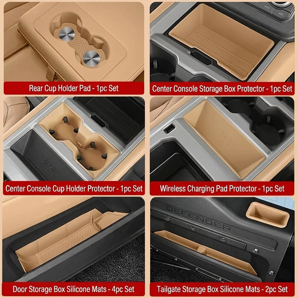 Additional product photo of 2020-2026 Defender 110/90/130 Central Control Dashboard Decorative Panel (OEM Color Match)