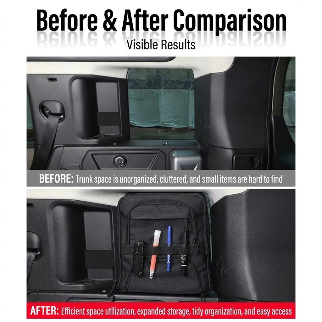 Additional product photo of 2020-2026 Defender 110/90/130 Trunk Window Bag & Tail Gate Storage Bag