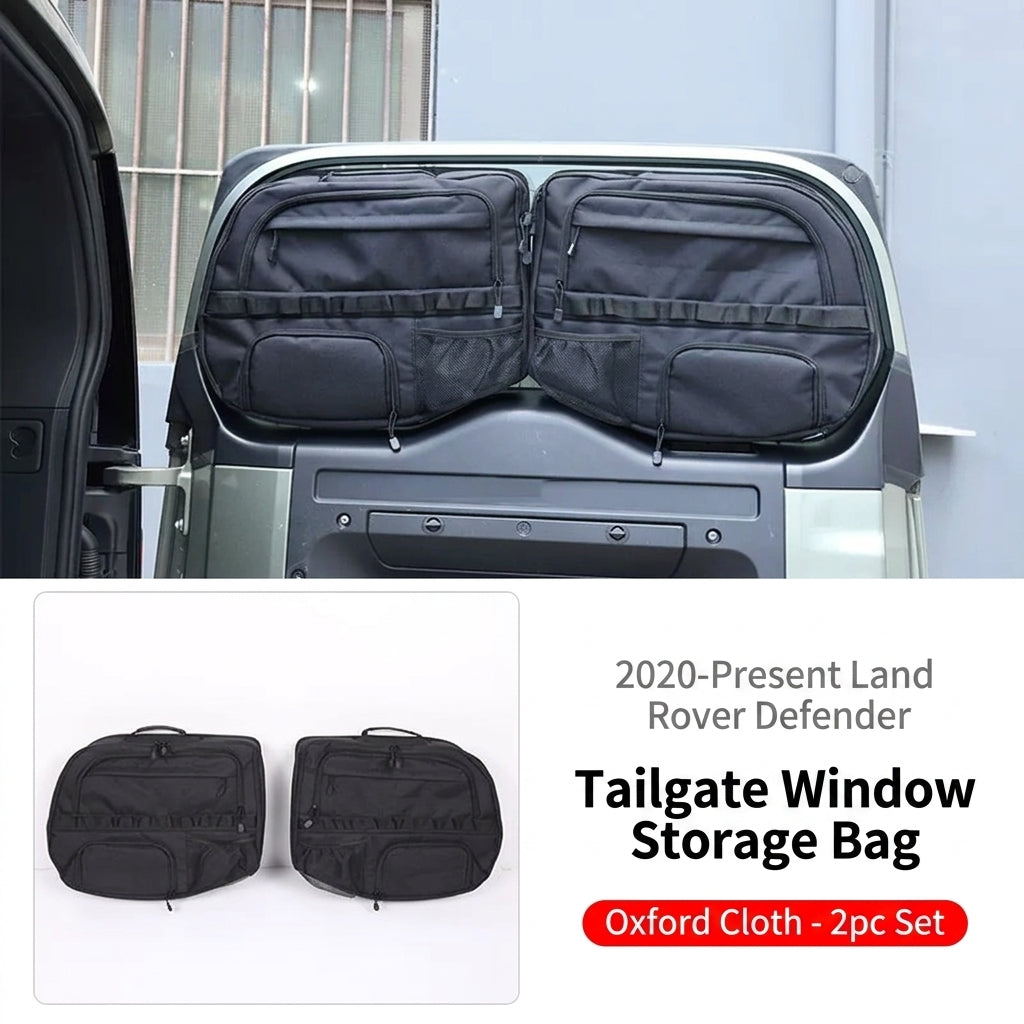 Additional product photo of 2020-2026 Defender 110/90/130 Trunk Window Bag & Tail Gate Storage Bag
