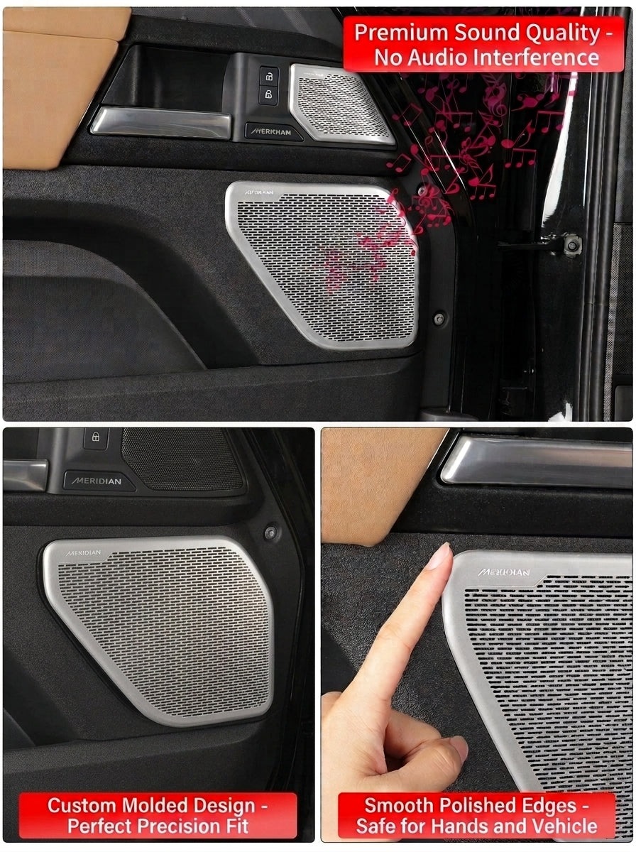 Additional product photo of 2020-2026 Defender 110/90/130 Door Speaker Grille Cover & A-Pillar Decorative Trim