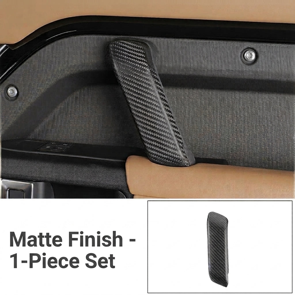 Additional product photo of Defender 110/90/130 Carbon Fiber Interior Door Handle Cover (2025-2026)
