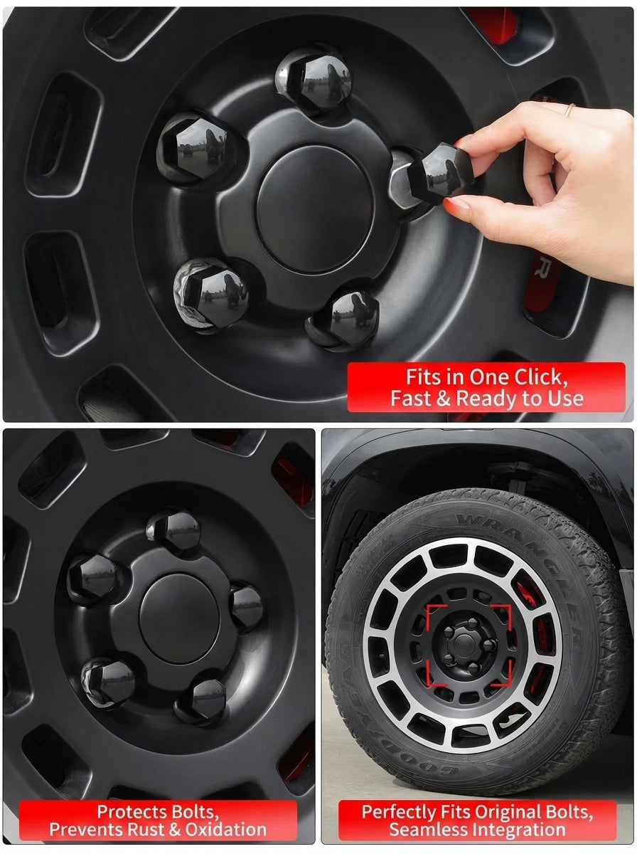 Additional product photo of 2020-2026 Defender 110/90/130 Wheel Tire Anti-Theft Lug Nut Decorative Cap