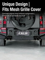Additional product photo of 2020-2026 Defender 90/110/130 ZBLD Quad Exhaust Tip Covers
