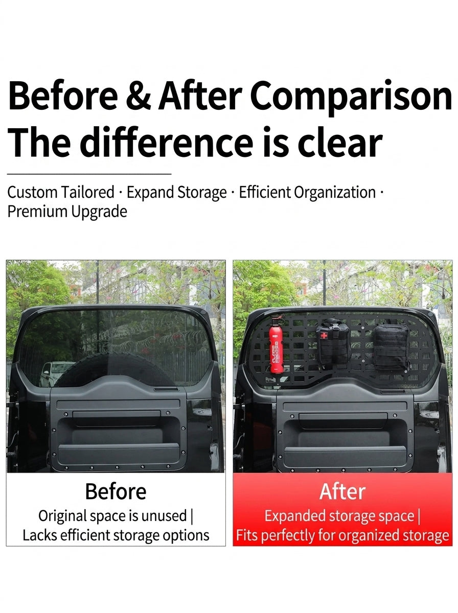 Additional product photo of 2020-2026 Defender 90/110/130 Tailgate Tactical Storage Rack