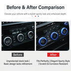 Additional product photo of Discovery 5 Center Console AC & Volume Dial Knob Rings (2017–2020)