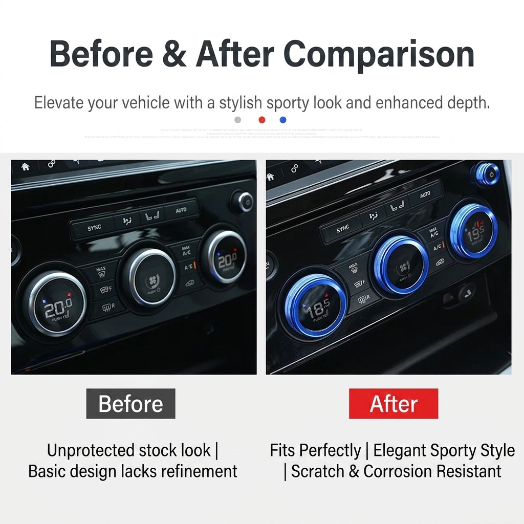 Before and after installation comparison