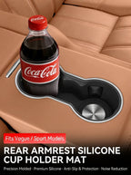 2013-2022 Range Rover Sport Rear Armrest Cup Holder Silicone Waterproof Protection Pad