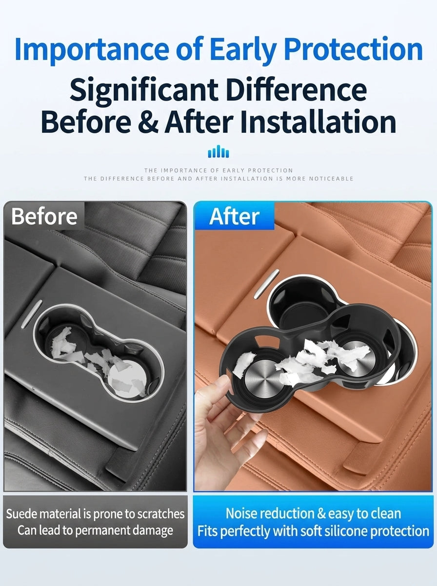 Before and after installation comparison