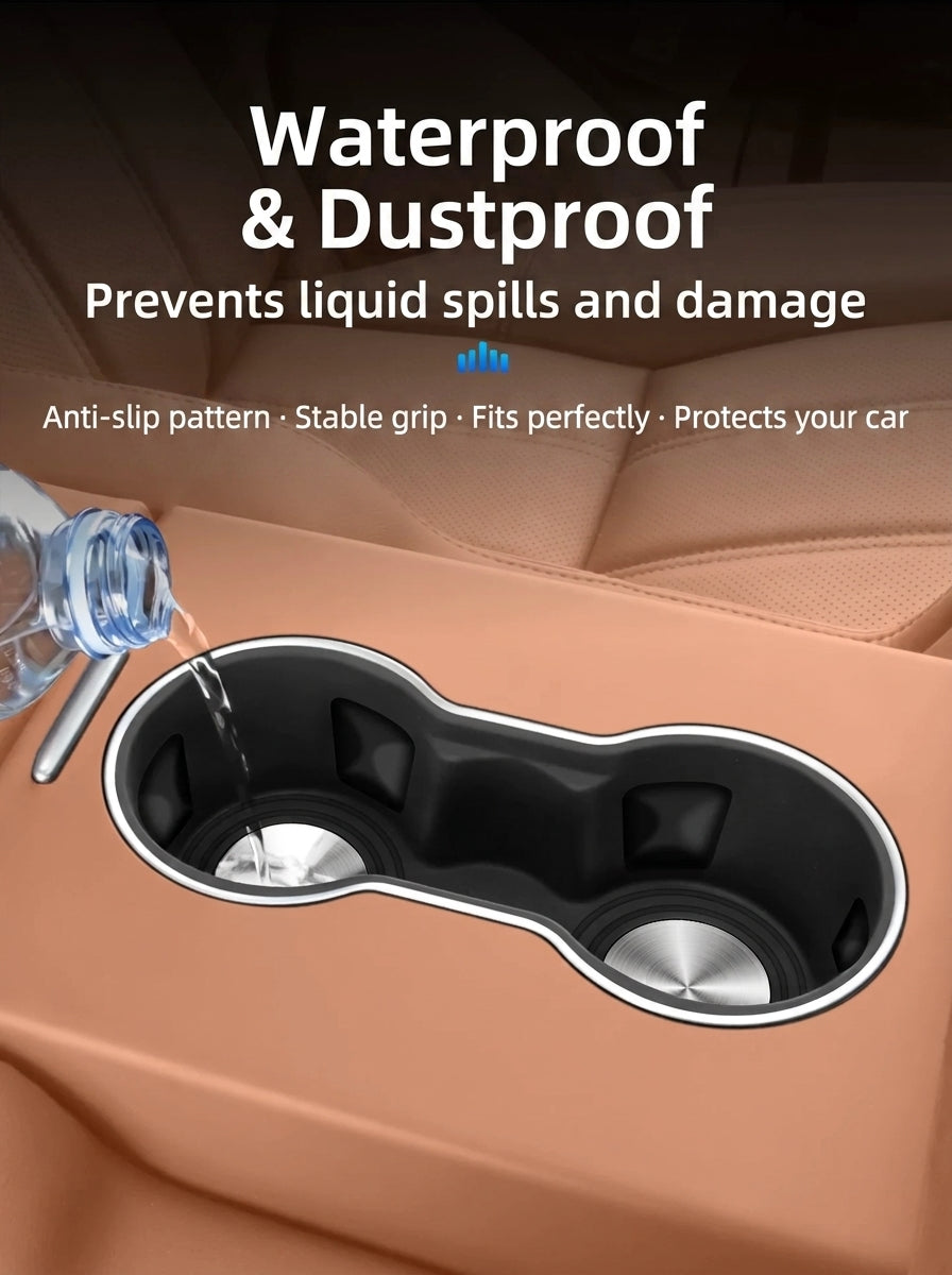 Additional product photo of 2013-2022 Range Rover Sport Rear Armrest Cup Holder Silicone Waterproof Protection Pad