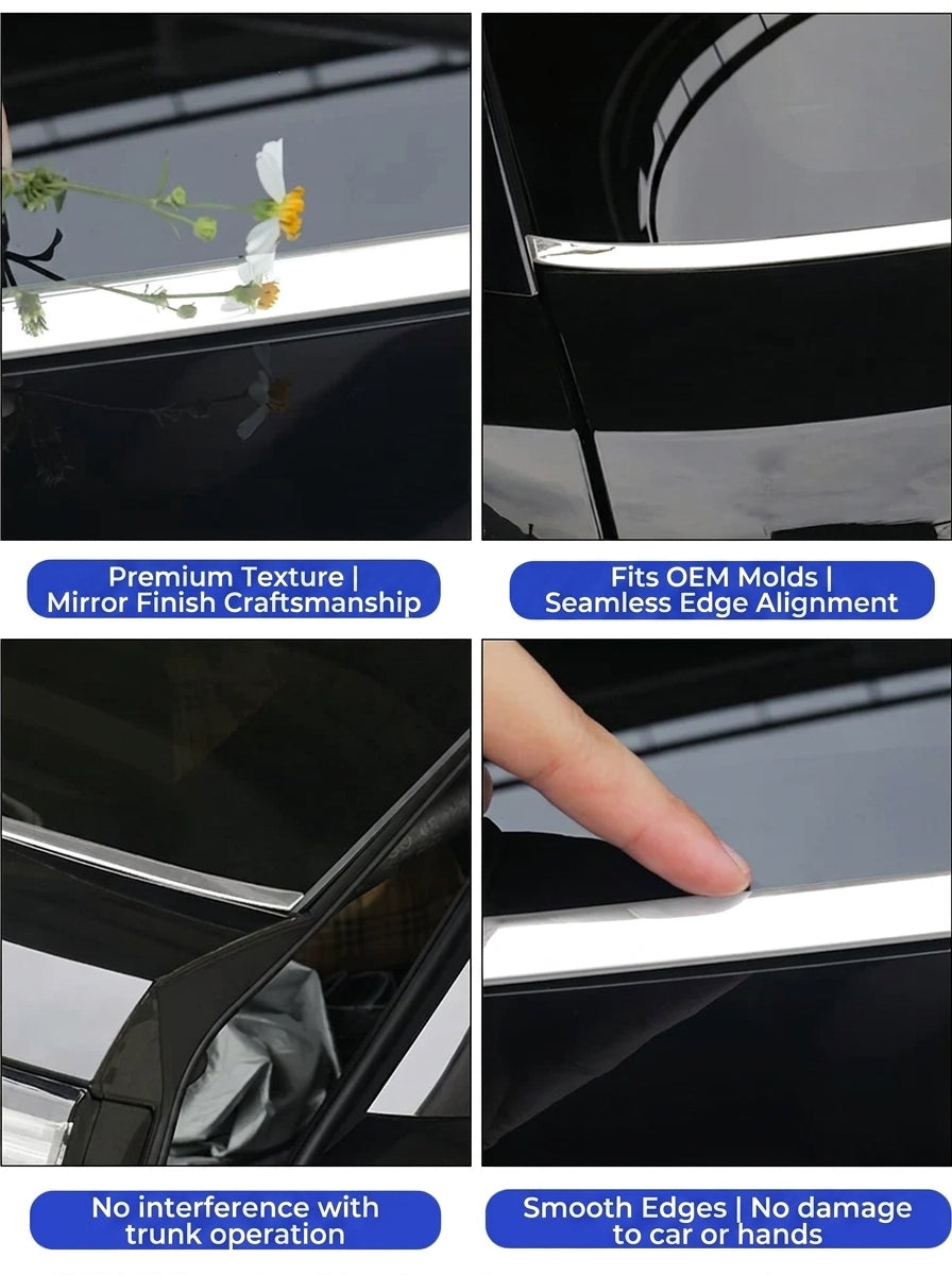 Additional product photo of Range Rover Velar Rear Window & Tailgate Molding Weatherstrip Trim (2017–2026)