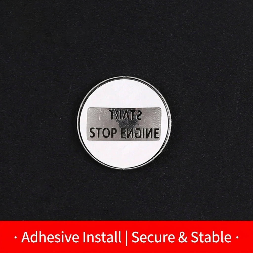 Product photo of 2010 Start Button Decal AC Knob Cover Set