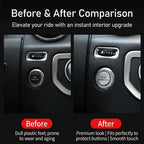 Product photo of 2010 Start Button Decal AC Knob Cover Set
