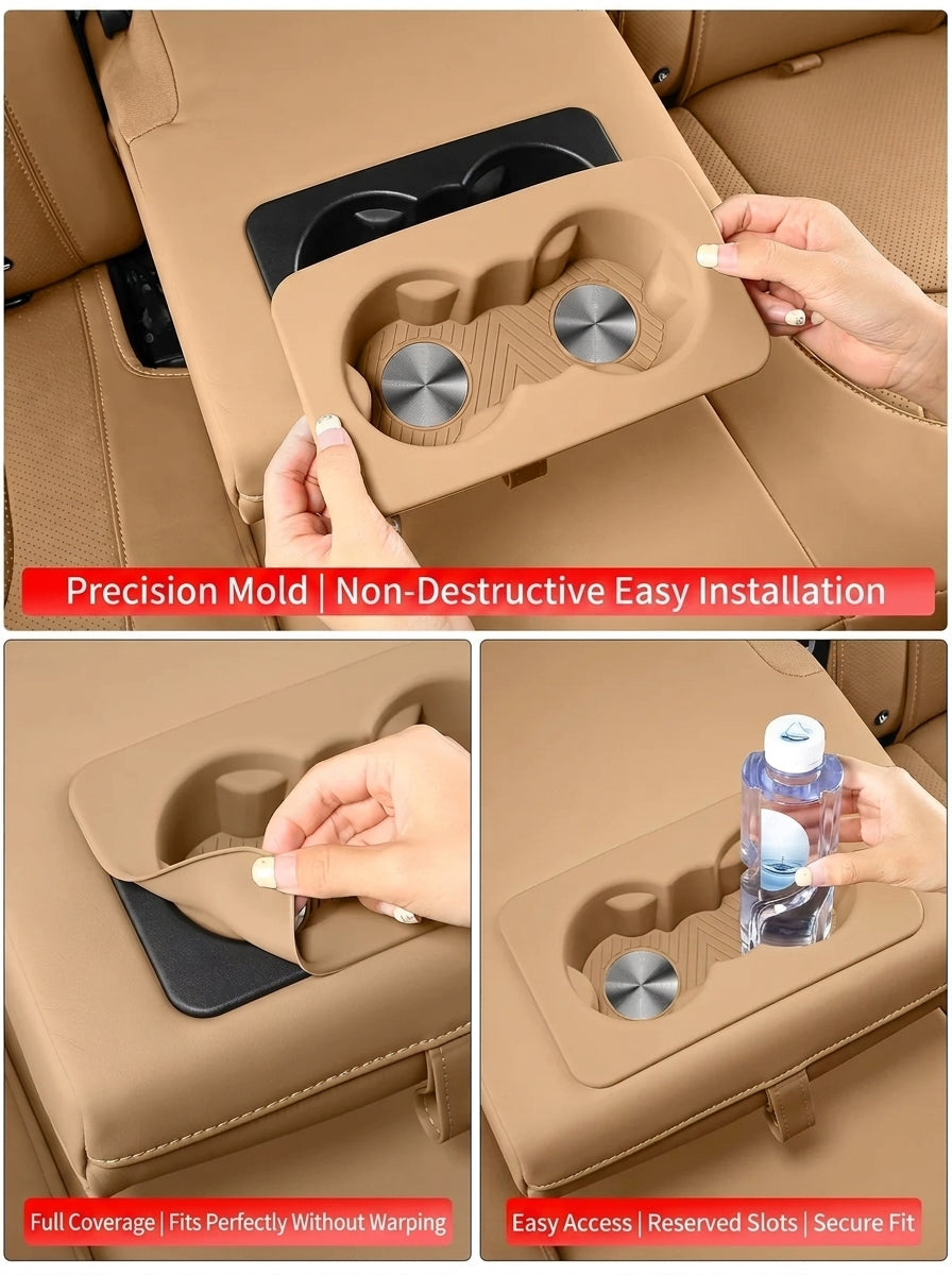 Additional product photo of Land Rover Defender, Range Rover & Discovery Rear Armrest Cup Holder Silicone Mat (2017–2026)