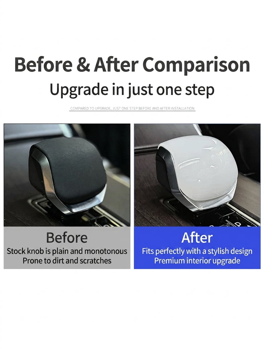 Additional product photo of Range Rover, Velar & Discovery 5 Crystal Gear Shift Knob Cover Upgrade (2023–2026)