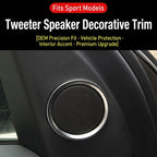 Compatible with 2020-2025 Discovery Sport Interior Speaker Trim, Tweeter Rings and Grille Covers