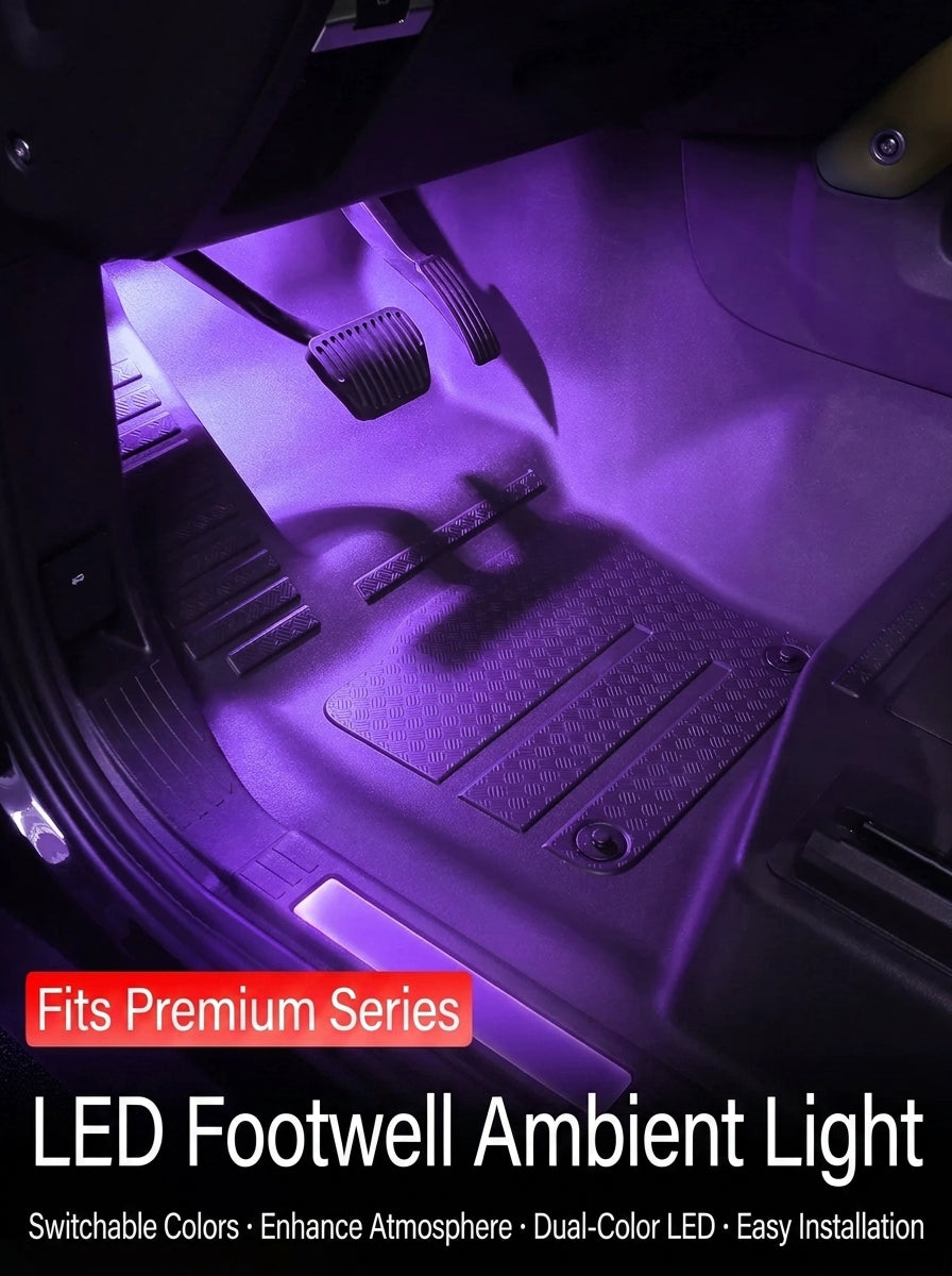 Additional product photo of Range Rover & Discovery 5 LED Interior Footwell Ambient Lighting Kit