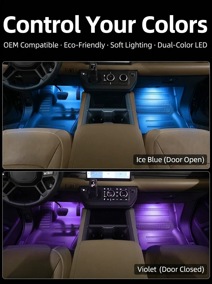 Applicable to Range Rover / Range Rover Sport Astral Guard Discovery 5 Modified Foot Dock Light Car Foot Ambient Light