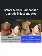 Additional product photo of Range Rover Ergonomic Memory Foam Car Neck Pillow & Lumbar Support Cushion (2023–2026)