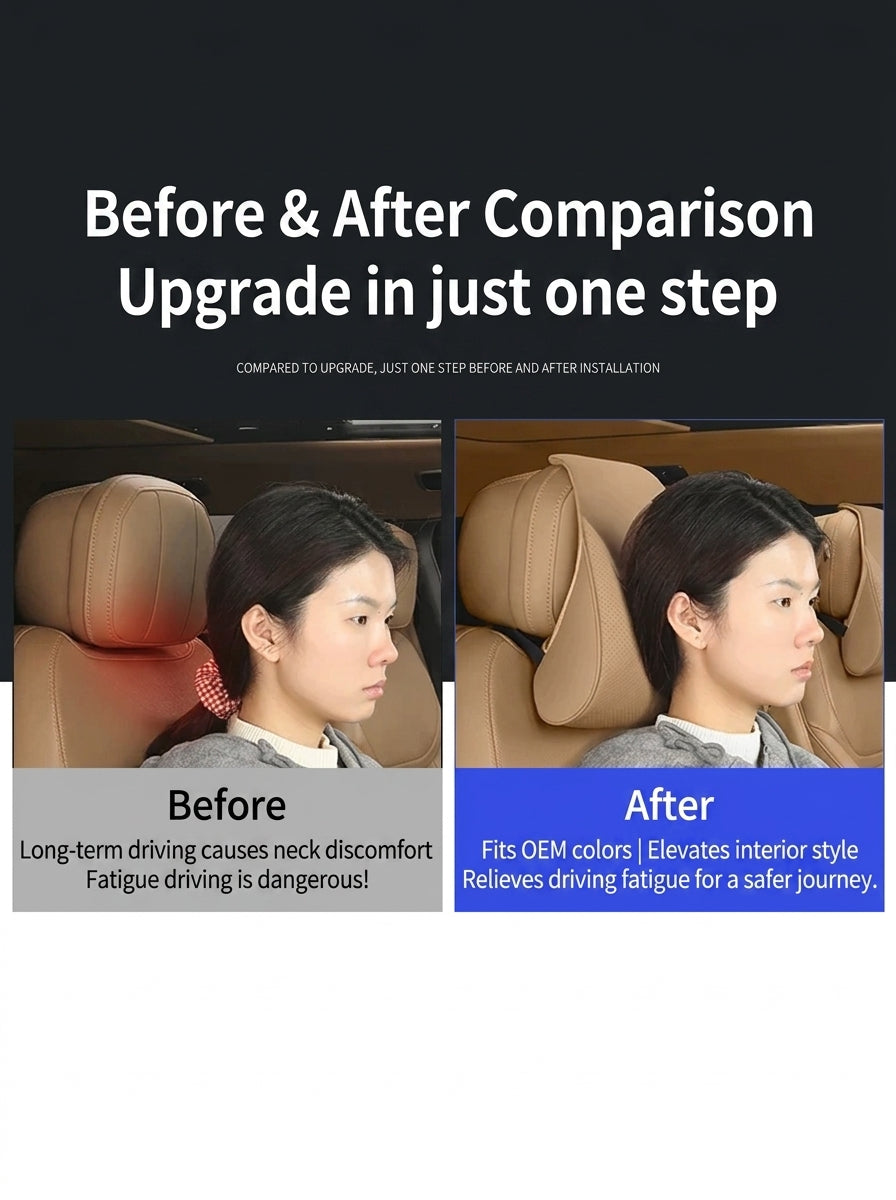 Additional product photo of Range Rover Ergonomic Memory Foam Car Neck Pillow & Lumbar Support Cushion (2023–2026)