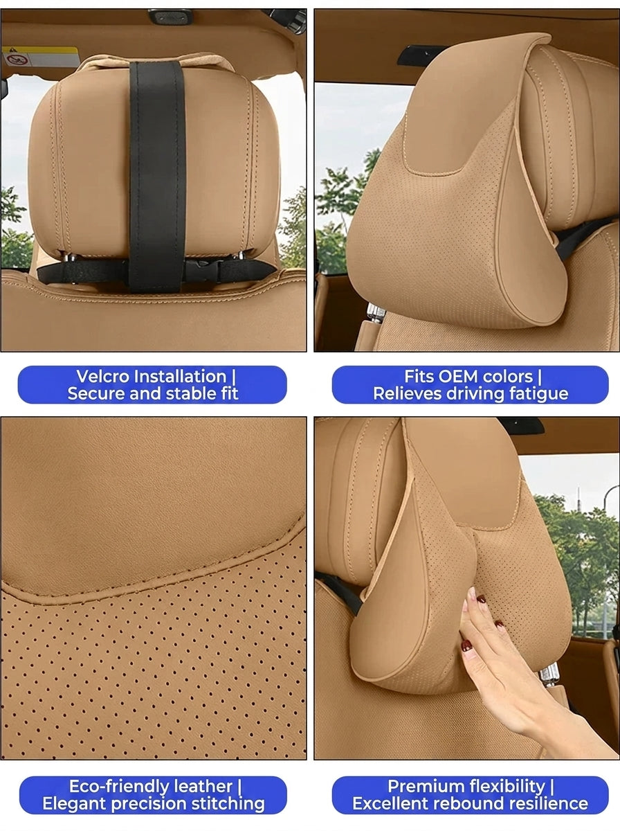 Additional product photo of Range Rover Ergonomic Memory Foam Car Neck Pillow & Lumbar Support Cushion (2023–2026)