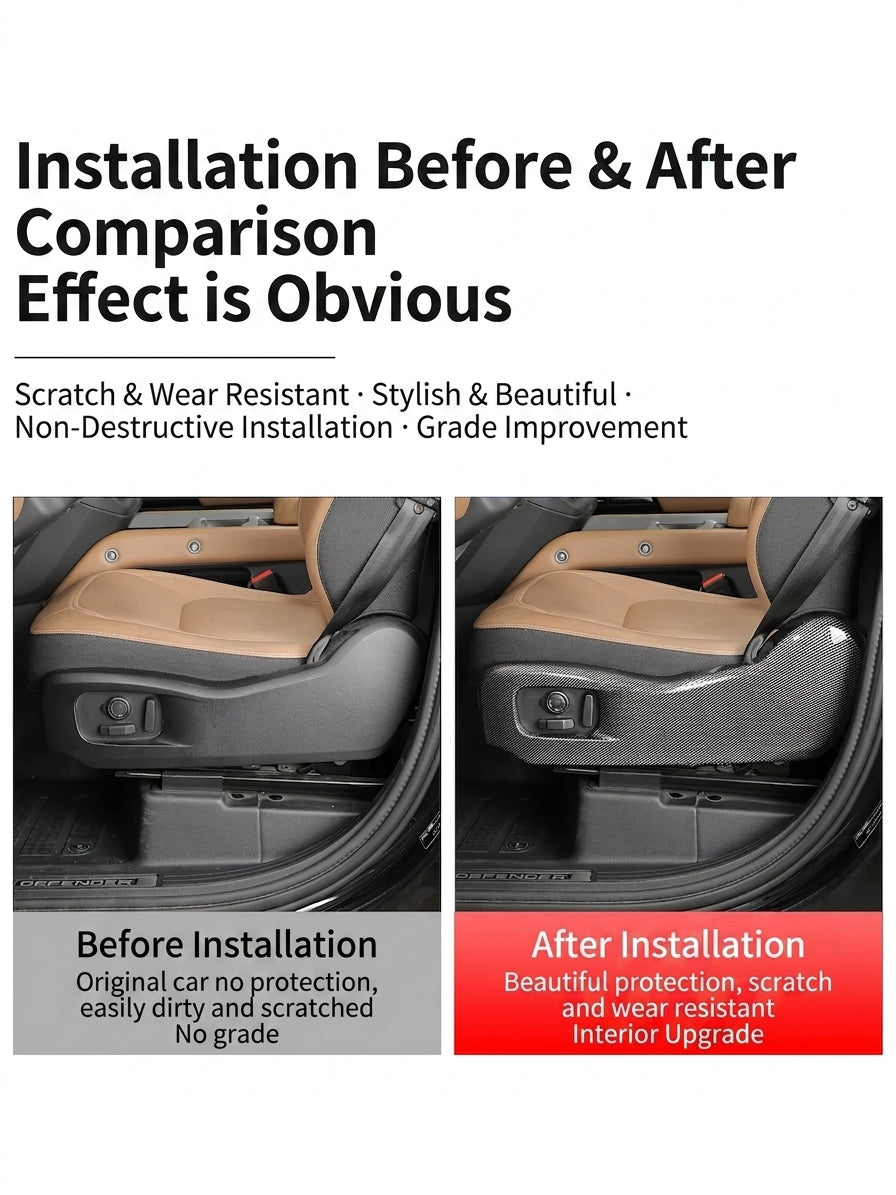 Additional product photo of 2020–2026 Defender 90/110/130 Power Seat Adjustment Switch Button Trim