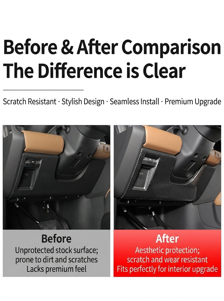 Additional product photo of Defender 90/110/130 Lower Steering Column Kick Panel Guard (2020–2026)