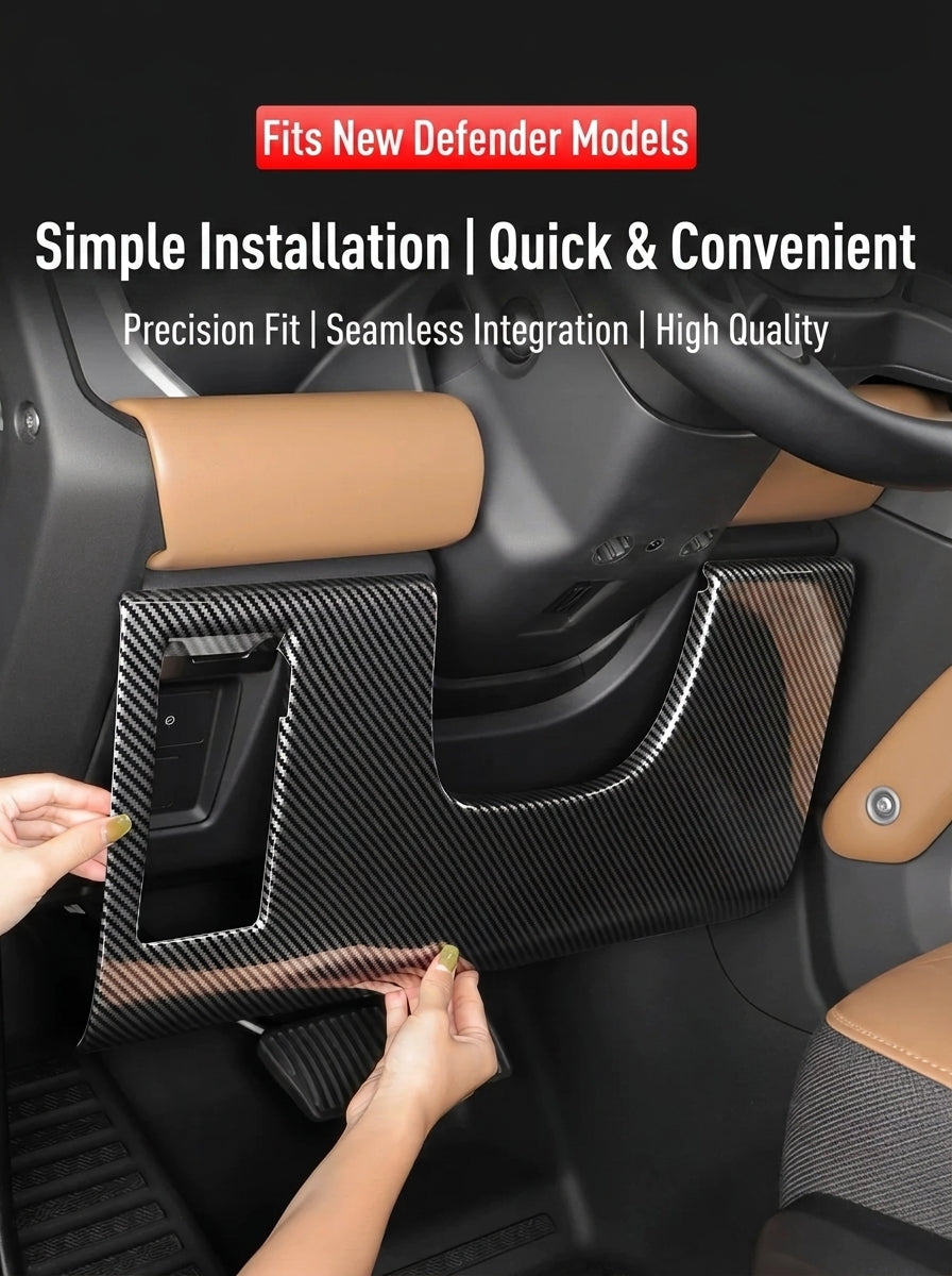 Additional product photo of Defender 90/110/130 Lower Steering Column Kick Panel Guard (2020–2026)
