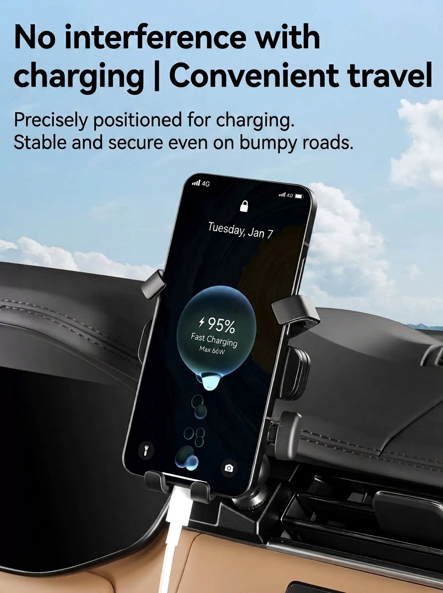 Additional product photo of Range Rover & Range Rover Sport MagSafe Wireless Car Phone Mount Charger (2023–2026)