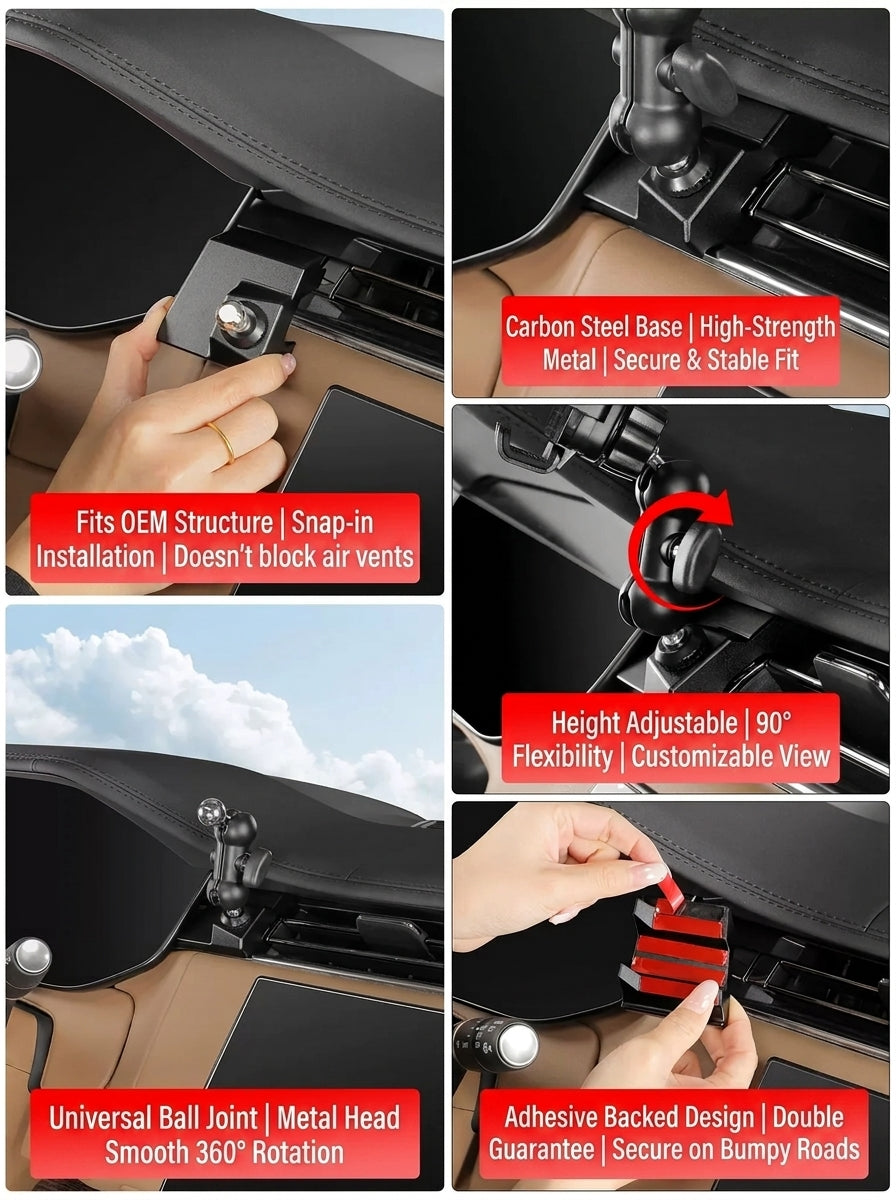 Additional product photo of Range Rover & Range Rover Sport MagSafe Wireless Car Phone Mount Charger (2023–2026)
