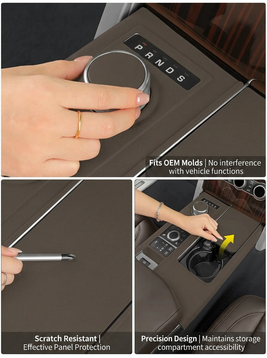 Additional product photo of Range Rover Center Console Gear Shift Panel Silicone Protective Pad (2013–2017)