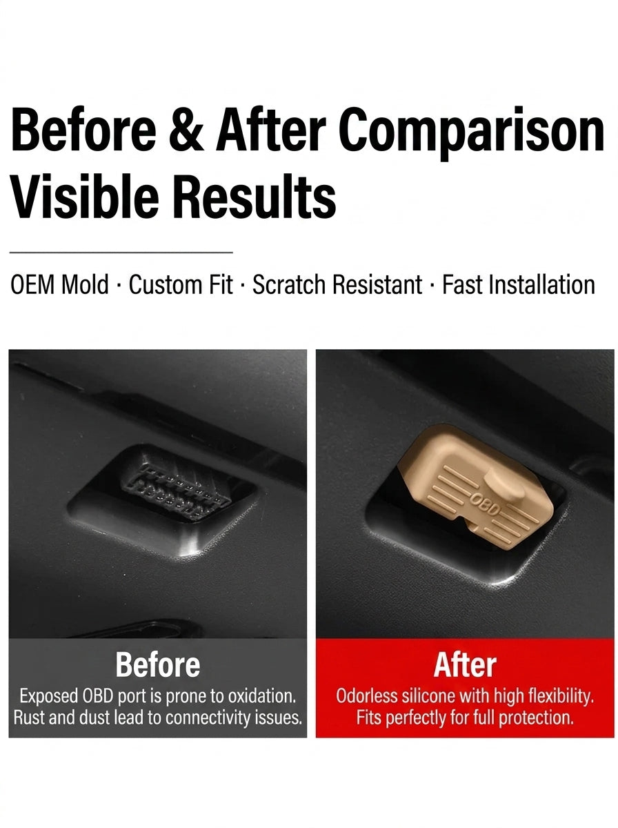 Additional product photo of 2020-2026 Defender 90/110/130 OBD Port Silicone Dust Cover
