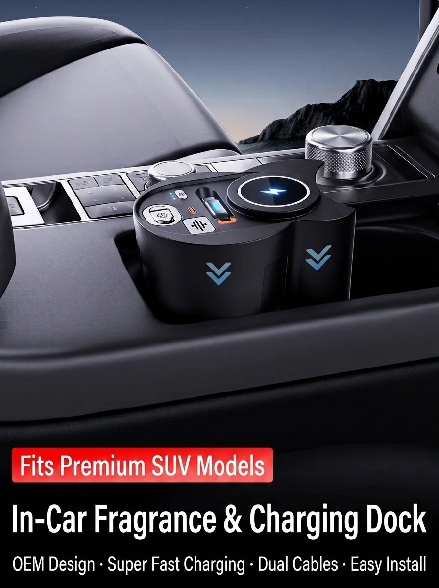 Additional product photo of Range Rover Center Console Wireless Charging Dock with Aromatherapy Diffuser