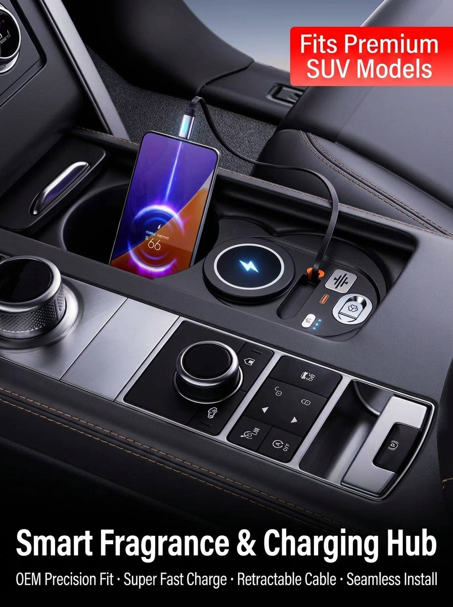 Additional product photo of Range Rover Center Console Wireless Charging Dock with Aromatherapy Diffuser