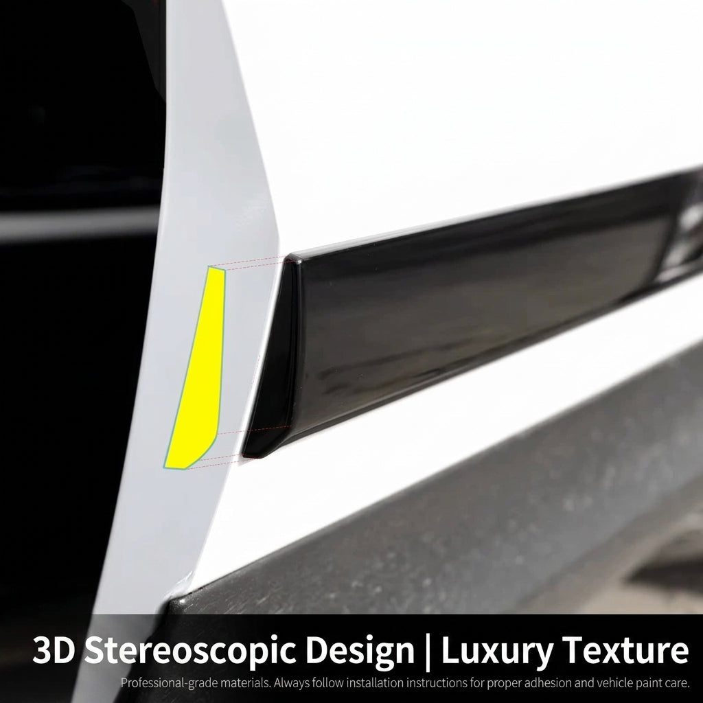 Additional product photo of 2017–2025 Discovery 5 Gloss Black Body Side Door Molding & Protection Strips