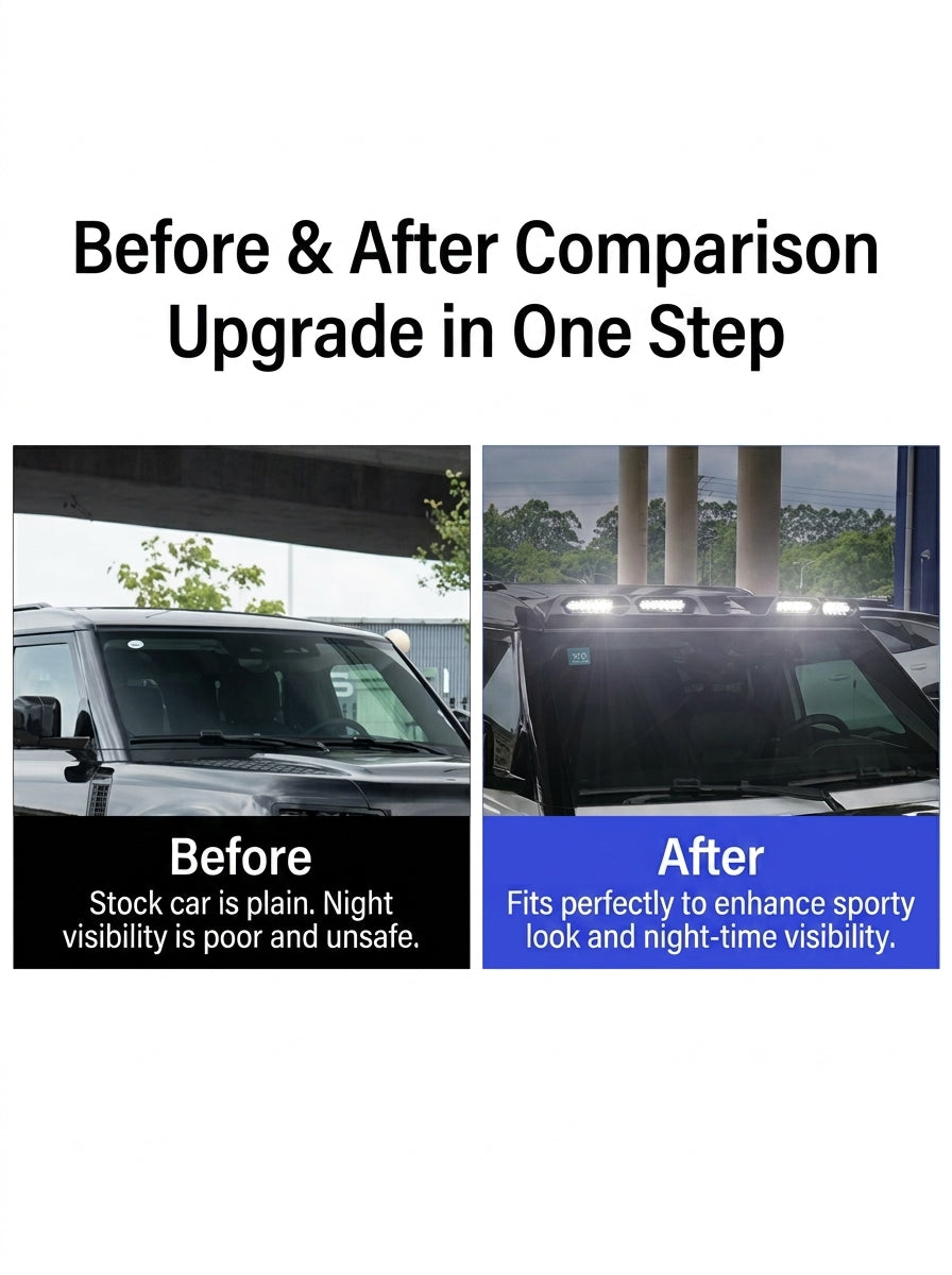 Before and after installation comparison