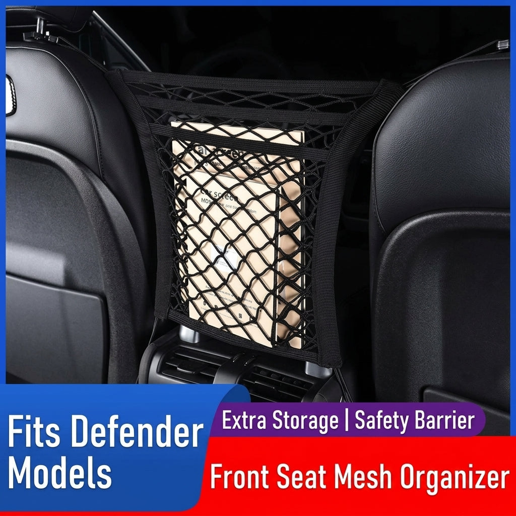 Additional product photo of Defender 90/110/130 Front Seat Back Storage Mesh Net Organizer (2020–2026)