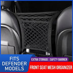 Additional product photo of Defender 90/110/130 Front Seat Back Storage Mesh Net Organizer (2020–2026)