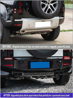 Additional product photo of Defender 90/110/130 Honeycomb Quad Exhaust Tip Surrounds (2020–2026)