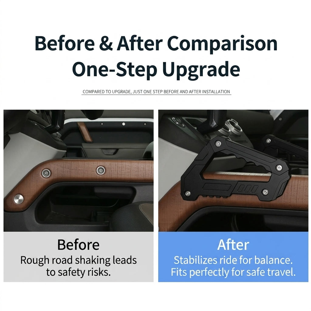 Product photo of Defender 90/110 Center Console Off-Road Passenger Grab Handles (2020–2026)